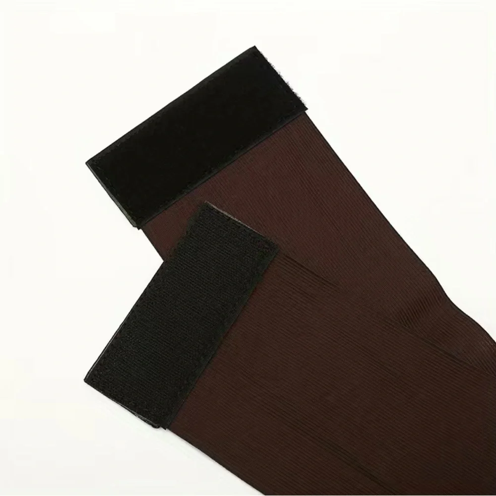 Vintage‎ Style Brown Faux Leather Lace Up Elastic Girdle Casual Wide Waistband